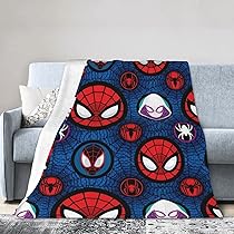 Amazon｜zhandiffyスパイダーマン 毛布 ブランケット 大判
